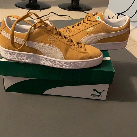 Puma | Shoes | 4 Inca Gold Puma Suede | Poshmark